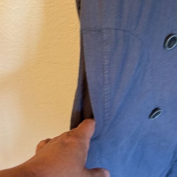 Free People Double Breasted Duster Jacket Small - Picture 5 of 6